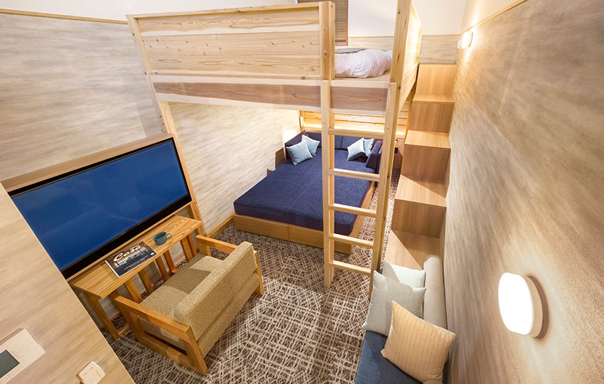 バンクベッドルーム